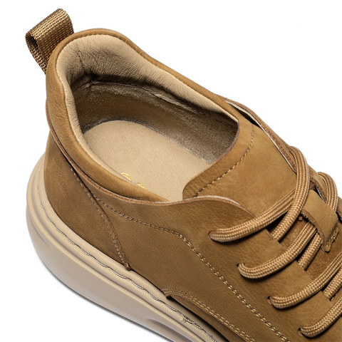 森达工装鞋男2025冬新商场同款户外徒步厚底休闲鞋2DR01DM5