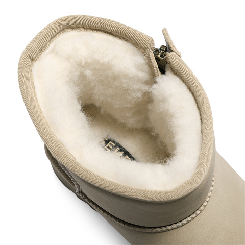 森达雪地靴女2025冬新商场同款经典休闲厚底短靴XUZ01DD5