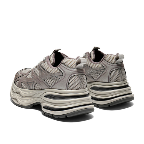 森达老爹鞋女2025冬新商场同款网面厚底户外休闲鞋XVF01DM5