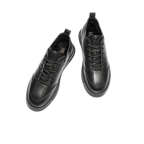 森达皮靴男2025冬季新款商场同款户外运动风休闲鞋1ZJ01DD5