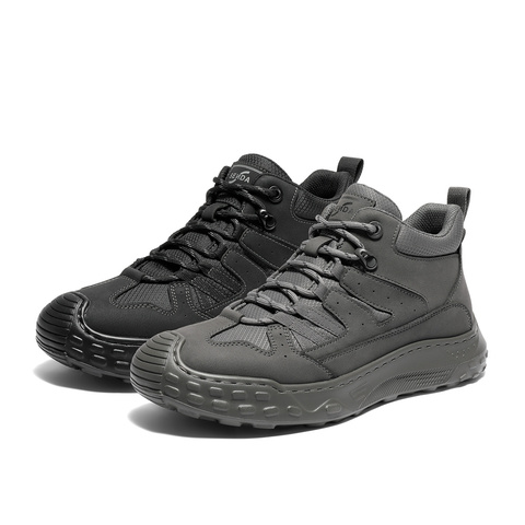 森达运动鞋男2025秋季新款商场同款户外高帮休闲鞋2BC01CM5