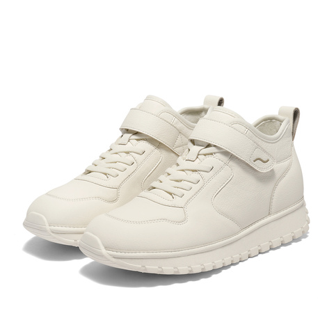 森达高帮鞋女2025冬新商场同款运动健步休闲短靴XUA01DD5