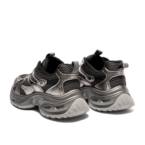 森达老爹鞋女2026春新商场同款拼接运动厚底休闲鞋XWM01AM6