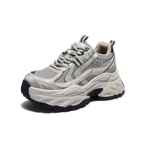 森达老爹鞋女2026春新商场同款网面厚底休闲运动鞋XWX01AM6