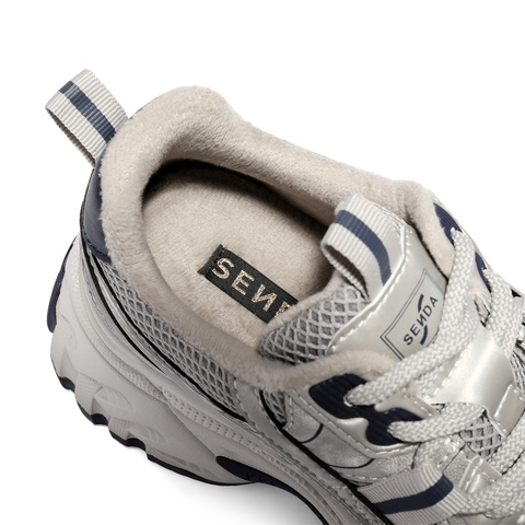 森达老爹鞋女2026春新商场同款网面厚底休闲运动鞋XWX01AM6