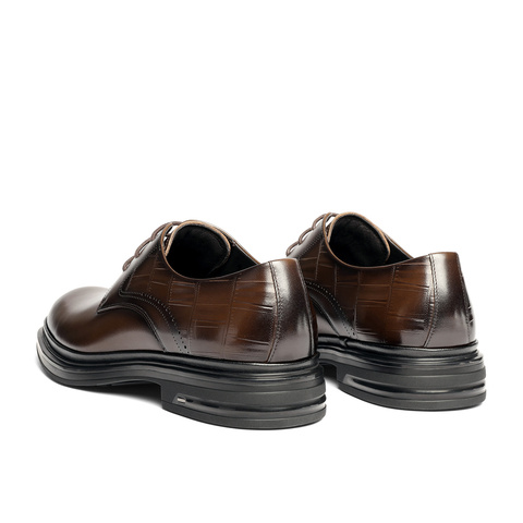 森达正装皮鞋男2026春新商场同款通勤婚鞋商务鞋2CK01AM6