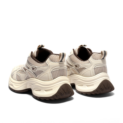 森达老爹鞋女2026春新商场同款拼接运动厚底休闲鞋XWM01AM6