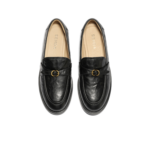 森达乐福鞋女款2026春新学院风通勤舒适休闲单鞋ZTK01AA6