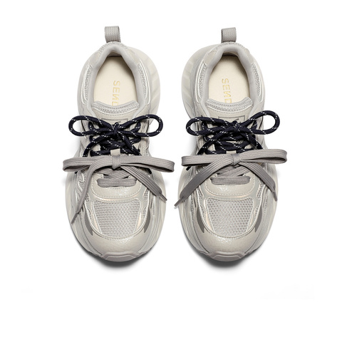 森达老爹鞋女2026春季新款商场同款网面户外运动鞋XXK01AM6