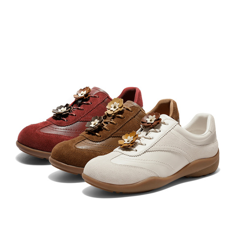 森达德训鞋女2026春新拼接运动跑步户外休闲板鞋4NU23AM6