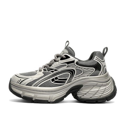 森达老爹鞋女2026春新商场同款时尚网面厚底休闲鞋XWV01AM6