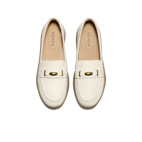 森达乐福鞋女2026春新商场同款时尚一脚蹬厚底单鞋4CFF6AA6