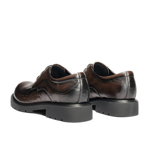 森达休闲皮鞋男2026春新商场同款英伦商务休闲鞋2CJ01AM6