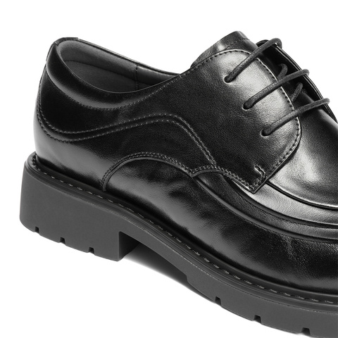 森达休闲皮鞋男2026春新商场同款英伦商务休闲鞋2CJ01AM6