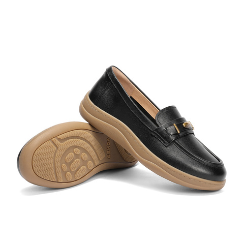 森达乐福鞋女2026春新商场同款时尚一脚蹬厚底单鞋4CFF6AA6