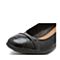SKAP/圣伽步秋季专柜同款黑色牛皮时尚舒适女浅口单鞋10710892
