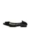 SKAP/圣伽步春夏专柜同款黑色羊皮低跟女浅口单鞋10810152