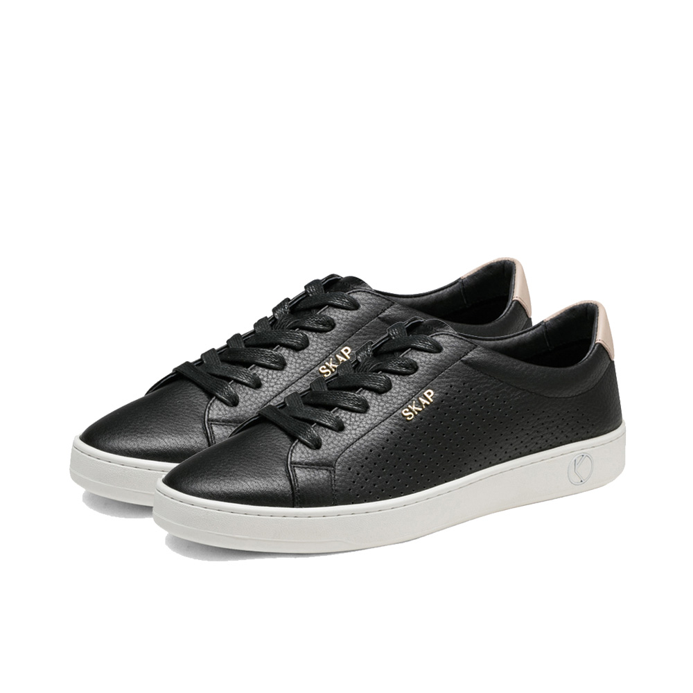 skap/圣伽步2018春夏专柜同款牛皮革镂空时尚女休闲鞋10810362