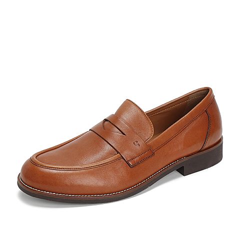 SKAP/圣伽步春夏专柜同款羊皮革商务男单鞋20812341
