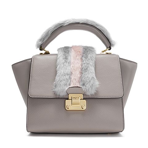 SKAP/圣伽步秋冬专柜同款牛皮毛毛翅膀女手提斜挎包10826531