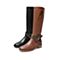 SKAP/圣伽步冬季新款专柜同款皮带扣皮靴女高筒靴10913211