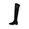 SKAP/圣伽步冬季新款专柜同款系带过膝瘦瘦靴女长靴10913221