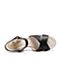 SKAP/圣伽步2020夏新款专柜同款简约一字扣编织底女凉鞋N1IBG602