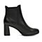 SKAP/圣伽步2020冬季新款商场同款高跟女靴切尔西靴真皮女短靴N1IB0107