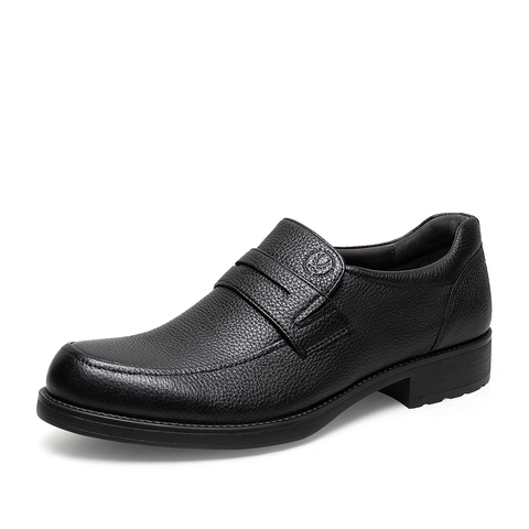 SKAP/圣伽步2021春季商场同款经典套脚平跟商务正装男鞋NNEA6309
