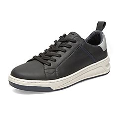 SKAP/圣伽步2021秋季新款牛皮革系带小白鞋板鞋男休闲鞋A1E04CM1