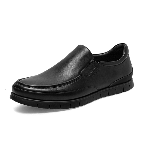 SKAP圣伽步秋季新款商场同款牛皮革一脚蹬休闲男皮鞋A1K02CA1