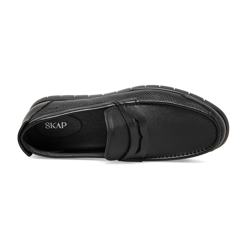 SKAP圣伽步2023春季新款商场同款软底透气乐福鞋男士皮鞋A1K05AA3