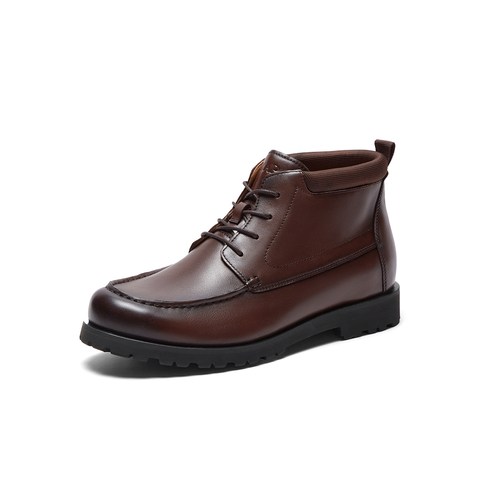 SKAP圣伽步2023新款商务休闲男靴低靴皮靴A5S01DD3