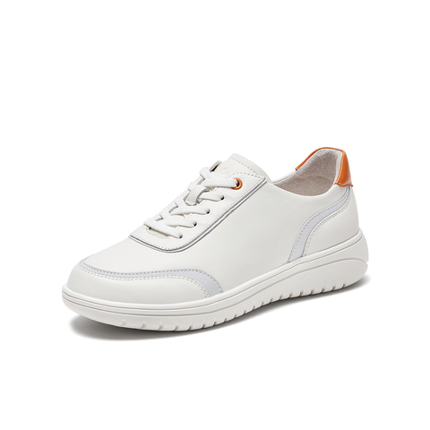 SKAP圣伽步2023秋季新款商场同款舒适轻质小白鞋女休闲鞋AER01CM3