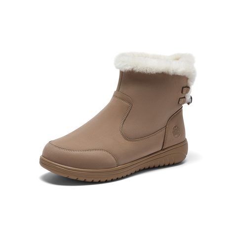 圣伽步SKAP2023冬季新款休闲女靴短靴雪地靴AER05DD3
