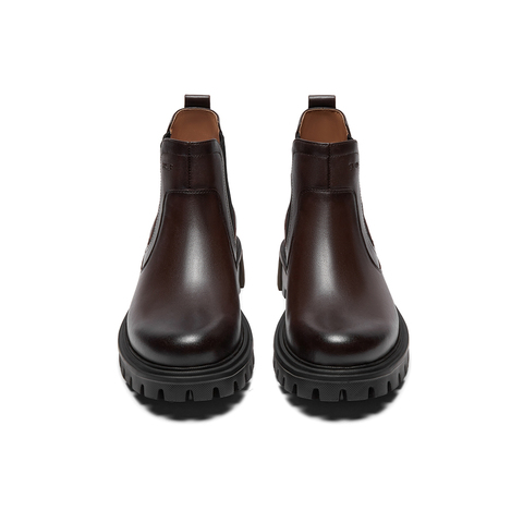 SKAP圣伽步2023新款商务休闲时尚短靴男靴A1L12DD3