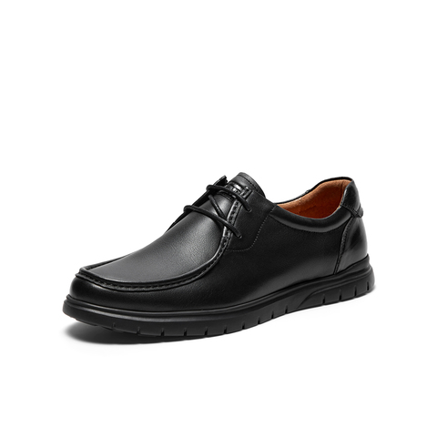 SKAP圣伽步2023秋季新款商场同款复古系带男士休闲皮鞋A5R01CM3