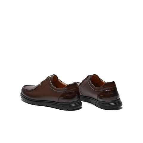 SKAP圣伽步2023秋季新款商场同款复古系带男士休闲皮鞋A5R01CM3