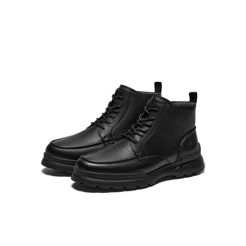 圣伽步SKAP2023冬季新款商务男靴低靴马丁靴A5H04DD3