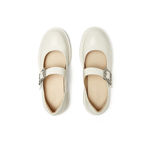 SKAP圣伽步2024春季新款商场同款学院风厚底玛丽珍女单鞋AFH07AQ4