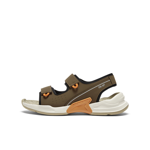 SKAP圣伽步2024夏季新款商场同款拼色沙滩鞋运动男凉鞋A5L10BL4