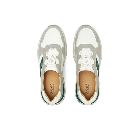 SKAP圣伽步2024秋季新款商场同款舒适大底牛皮革男休闲鞋A6H06CM4