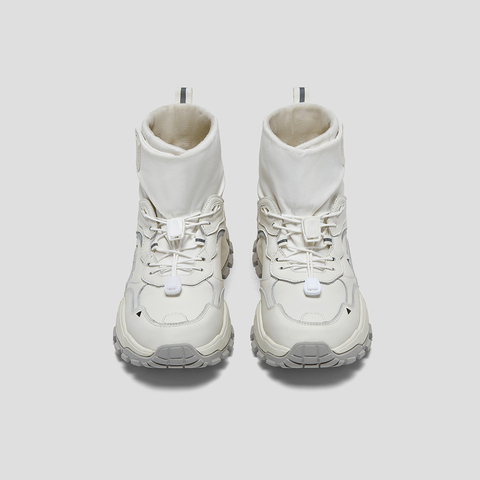 SKAP圣伽步女鞋2024冬季新款厚底系带时尚旅游户外女款运动靴