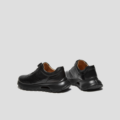 SKAP圣伽步男鞋2024秋季新款运动户外厚底旋扣舒适纯色男款休闲鞋