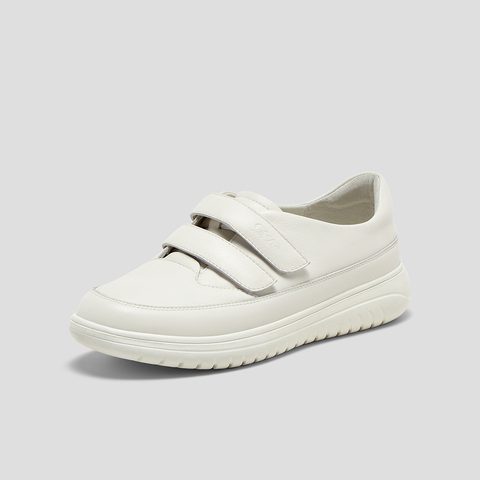 SKAP圣伽步女鞋2024秋季新款日常简约魔术贴舒适纯色女款休闲鞋