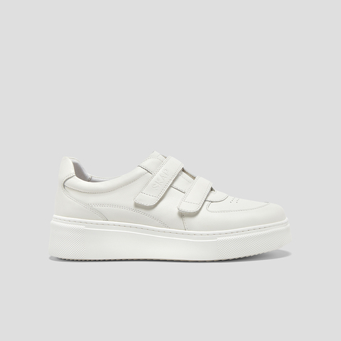 SKAP圣伽步女鞋2024秋季新款板鞋厚底魔术贴日常简约女款休闲鞋