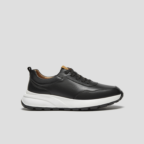 SKAP圣伽步男鞋2024秋季新款户外舒适系带厚底时尚男款休闲运动鞋