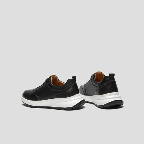 SKAP圣伽步男鞋2024秋季新款户外舒适系带厚底时尚男款休闲运动鞋