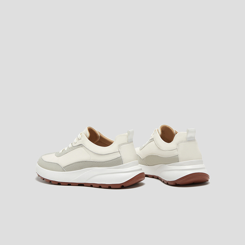 SKAP圣伽步男鞋2024秋季新款户外运动舒适系带厚底拼色男款休闲鞋