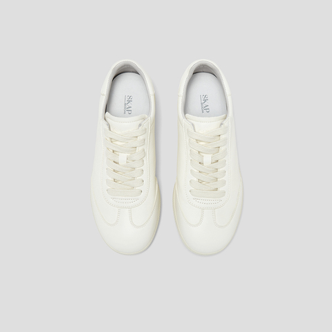 SKAP圣伽步女鞋2024秋季新款复古简约阿甘轻便系带日常女款休闲鞋